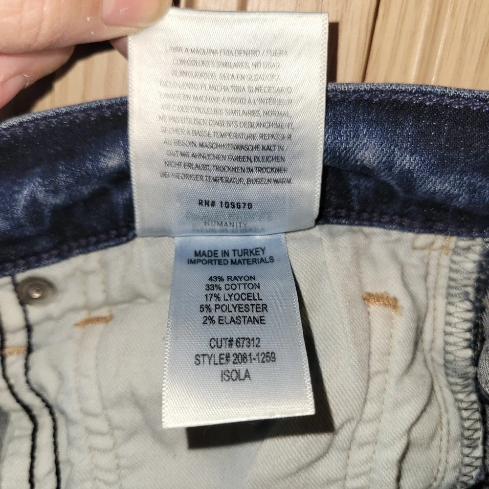 Citizens of Humanity Isola Straight Leg Jeans Dark Wash  Womens 27